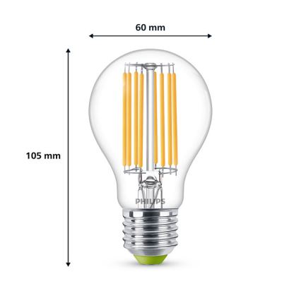 Bombilla LED VINTAGE Philips A60 E27/4W/230V 3000K