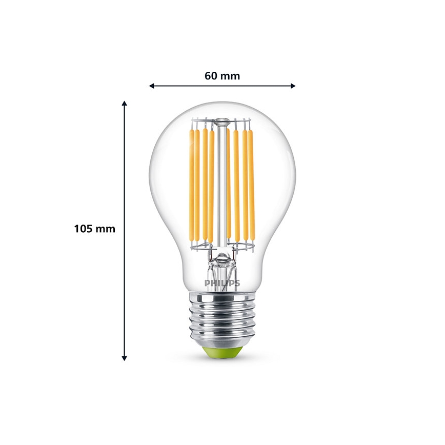 Bombilla LED VINTAGE Philips A60 E27/4W/230V 3000K