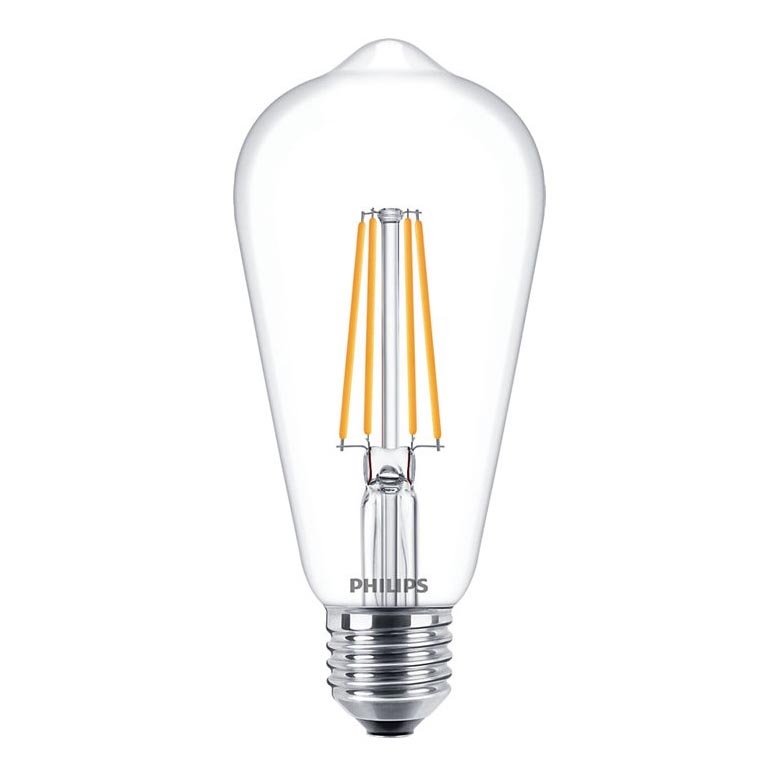 Bombilla LED VINTAGE Philips ST64 E27/7W/230V 2700K