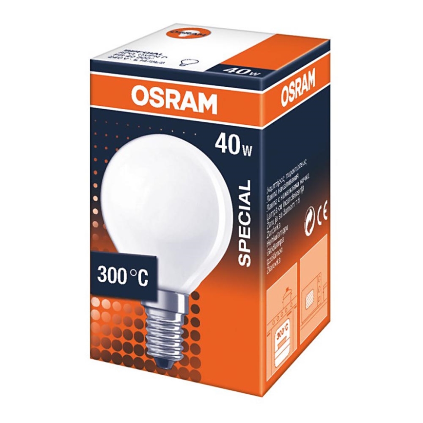 Bombilla para el horno E14/40W/230V 2700K - Osram