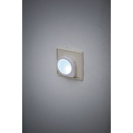 Brennenstuhl - Lámpara de orientación LED con sensor para enchufe LED/0,2W/230V