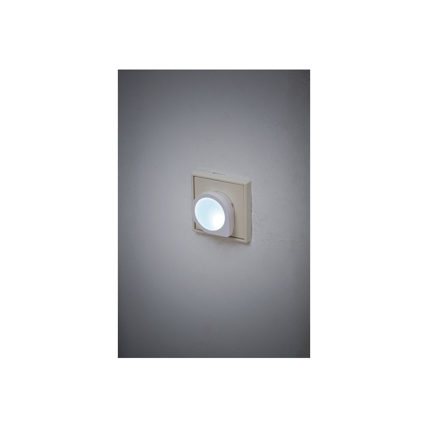 Brennenstuhl - Lámpara de orientación LED con sensor para enchufe LED/0,2W/230V