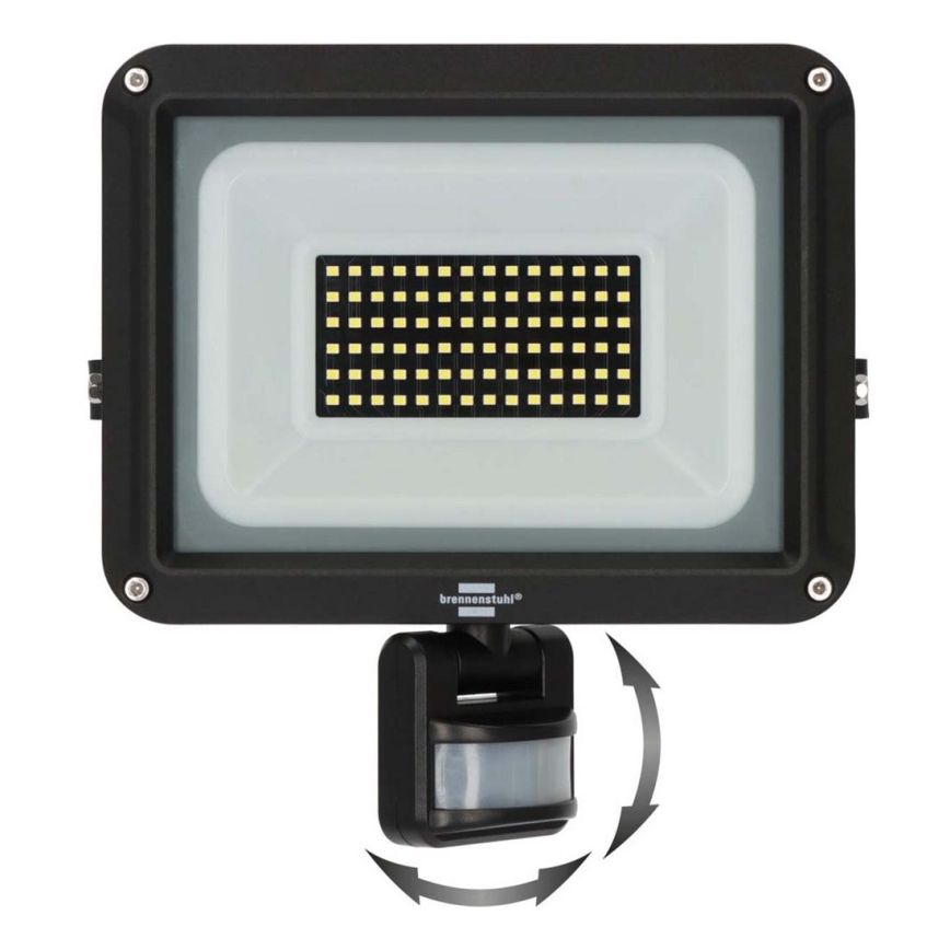 Brennenstuhl - Proyector LED de exterior con sensor LED/50W/230V 6500K IP65