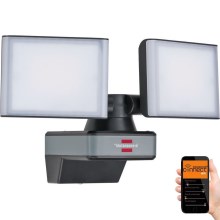 Brennenstuhl- Proyector LED regulable DUO LED/29,2W/230V 3000-6500K IP54 Wi-Fi