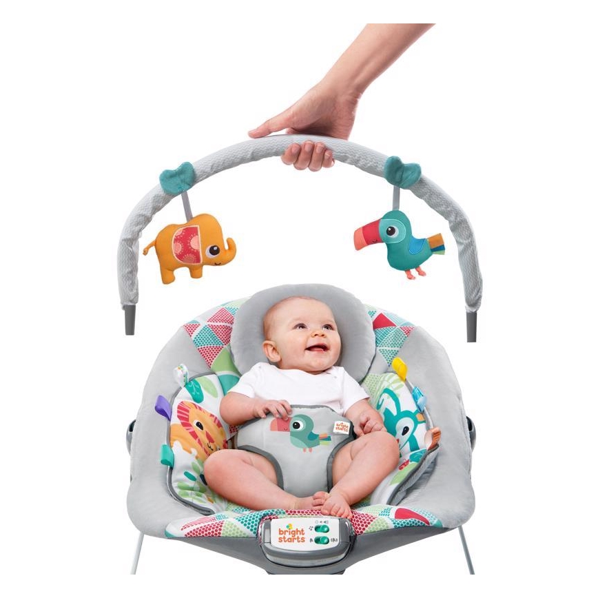 Bright Starts - Cuna con vibración y melodía para bebés TOUCAN TANGO