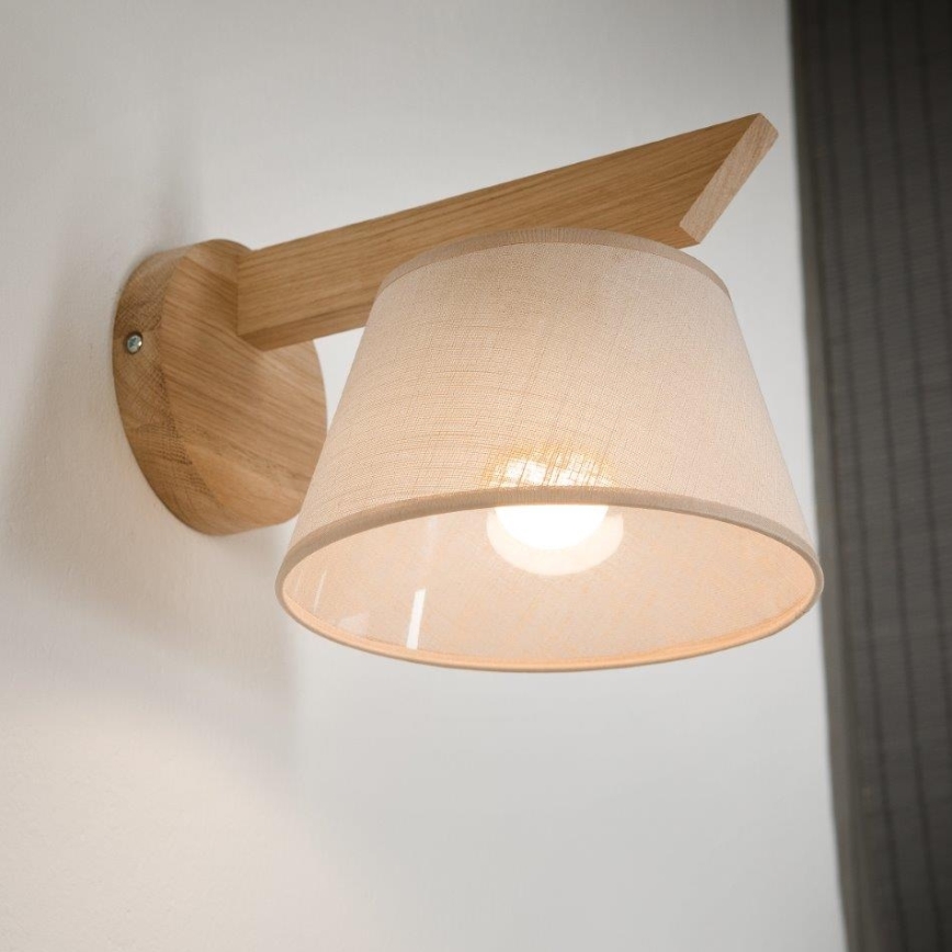Brilagi - Aplique ANTHONY 1xE14/40W/230V roble/beige