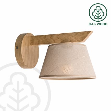 Brilagi - Aplique ANTHONY 1xE14/40W/230V roble/beige