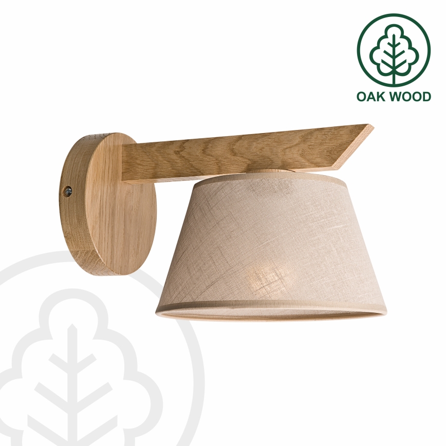 Brilagi - Aplique ANTHONY 1xE14/40W/230V roble/beige