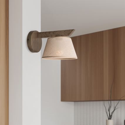Brilagi - Aplique ANTHONY 1xE14/40W/230V roble/beige