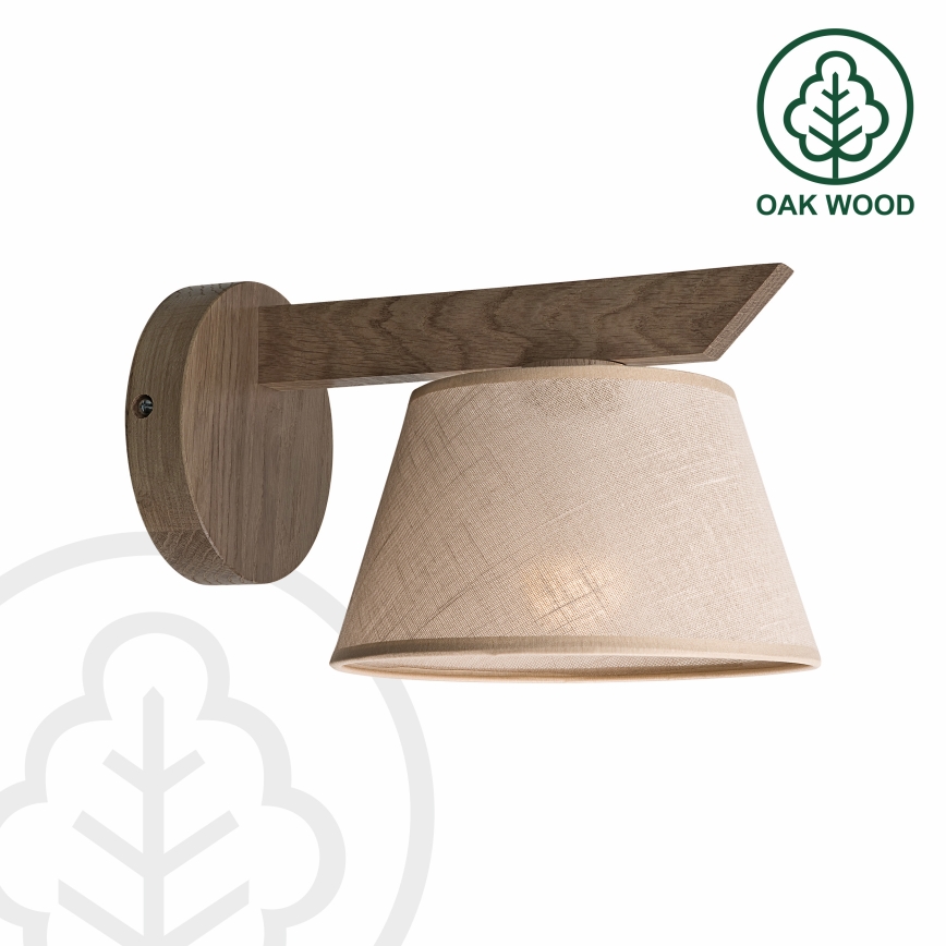 Brilagi - Aplique ANTHONY 1xE14/40W/230V roble/beige