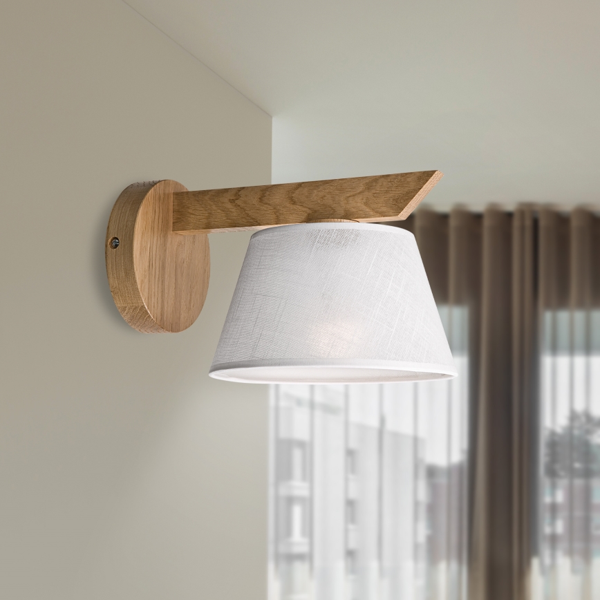 Brilagi - Aplique ANTHONY 1xE14/40W/230V roble/blanco