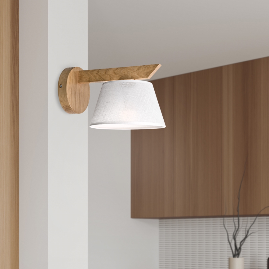 Brilagi - Aplique ANTHONY 1xE14/40W/230V roble/blanco