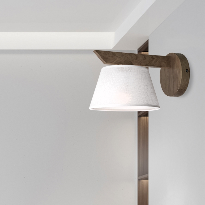 Brilagi - Aplique ANTHONY 1xE14/40W/230V roble/blanco