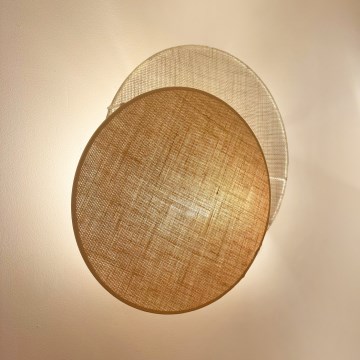 Brilagi - Aplique CIRCLES 1xE27/15W/230V 35x32 cm beige/color crema