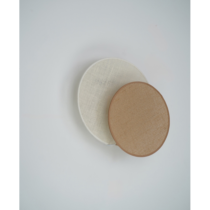 Brilagi - Aplique CIRCLES 1xE27/15W/230V 35x32 cm beige/color crema