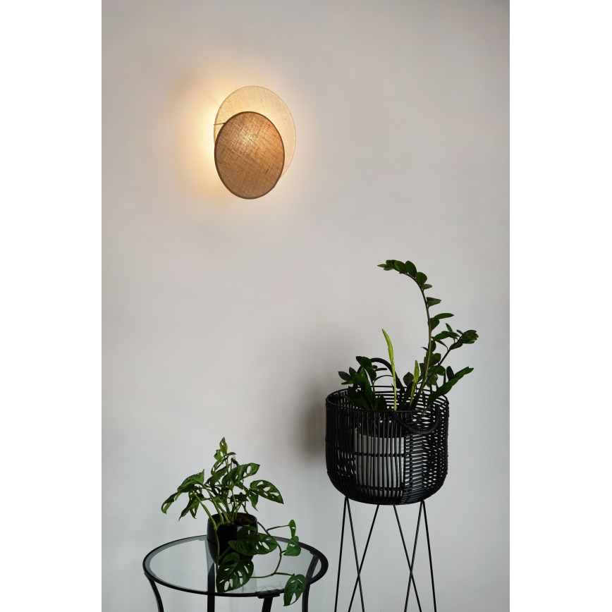 Brilagi - Aplique CIRCLES 1xE27/15W/230V 35x32 cm beige/color crema