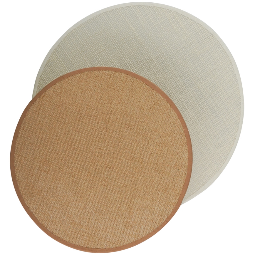 Brilagi - Aplique CIRCLES 1xE27/15W/230V 45x45 cm beige/color crema