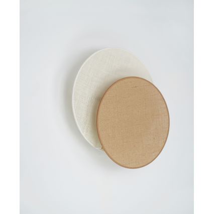 Brilagi - Aplique CIRCLES 1xE27/15W/230V 45x45 cm beige/color crema