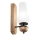 Brilagi - Aplique COTTAGE 1xE14/40W/230V roble/blanco