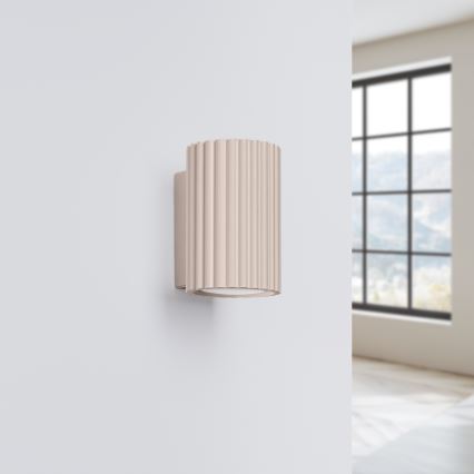 Brilagi - Aplique CRESTO 2xGU10/10W/230V 10 cm taupe