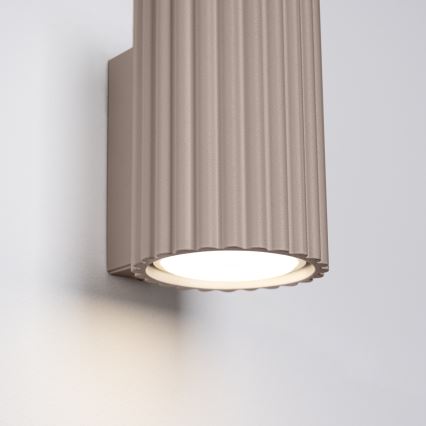 Brilagi - Aplique CRESTO 2xGU10/10W/230V 10 cm taupe