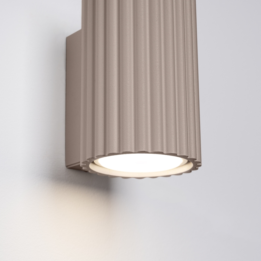 Brilagi - Aplique CRESTO 2xGU10/10W/230V 10 cm taupe