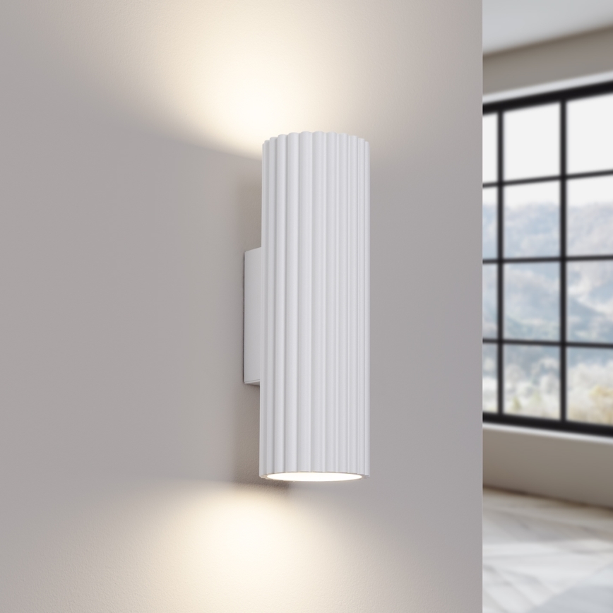 Brilagi - Aplique CRESTO 2xGU10/10W/230V 20 cm blanco