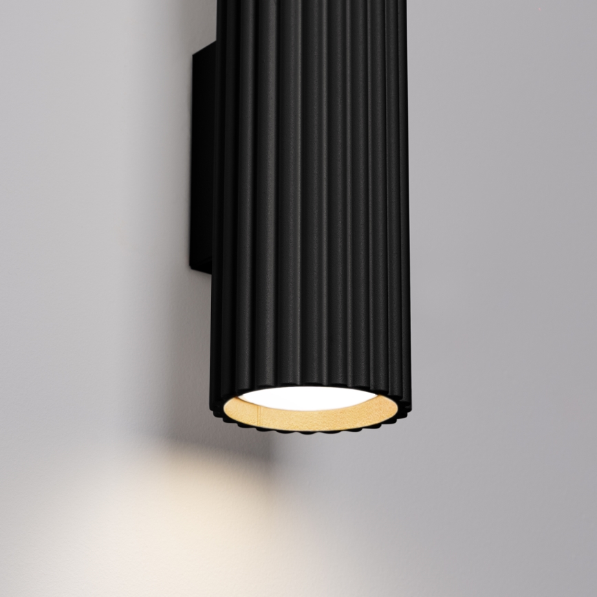 Brilagi - Aplique CRESTO 2xGU10/10W/230V 20 cm negro