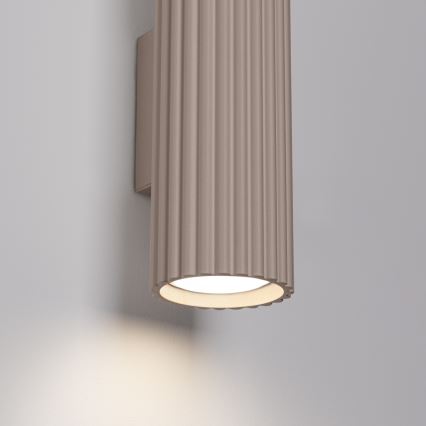 Brilagi - Aplique CRESTO 2xGU10/10W/230V 20 cm taupe