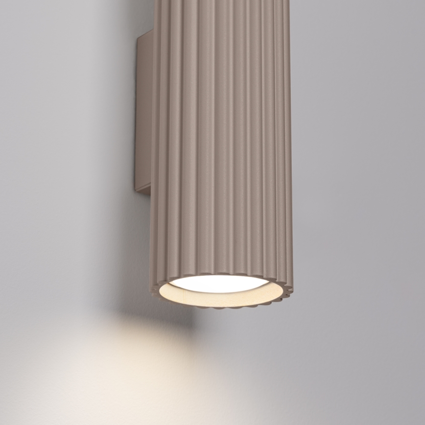 Brilagi - Aplique CRESTO 2xGU10/10W/230V 20 cm taupe