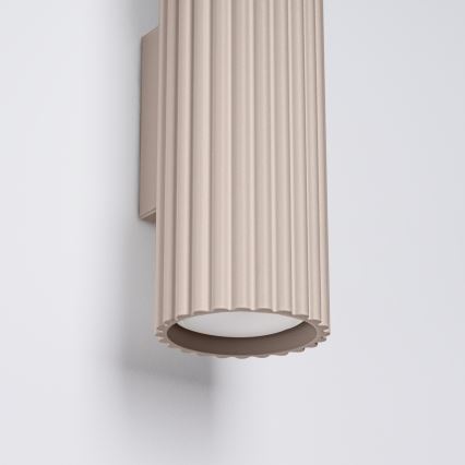 Brilagi - Aplique CRESTO 2xGU10/10W/230V 20 cm taupe