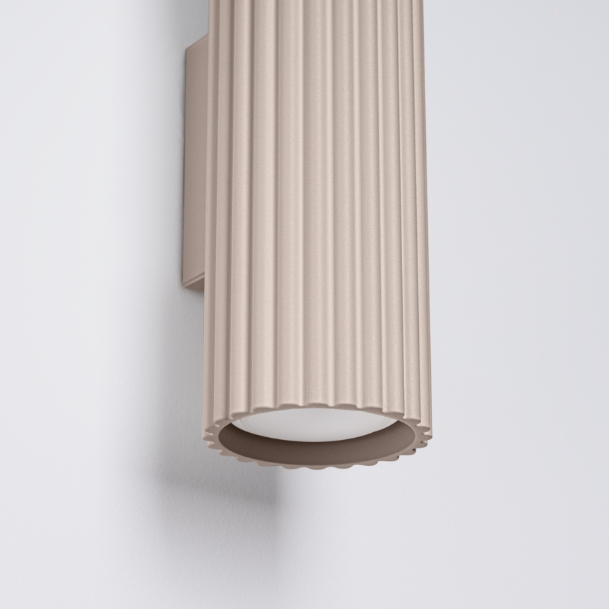 Brilagi - Aplique CRESTO 2xGU10/10W/230V 20 cm taupe