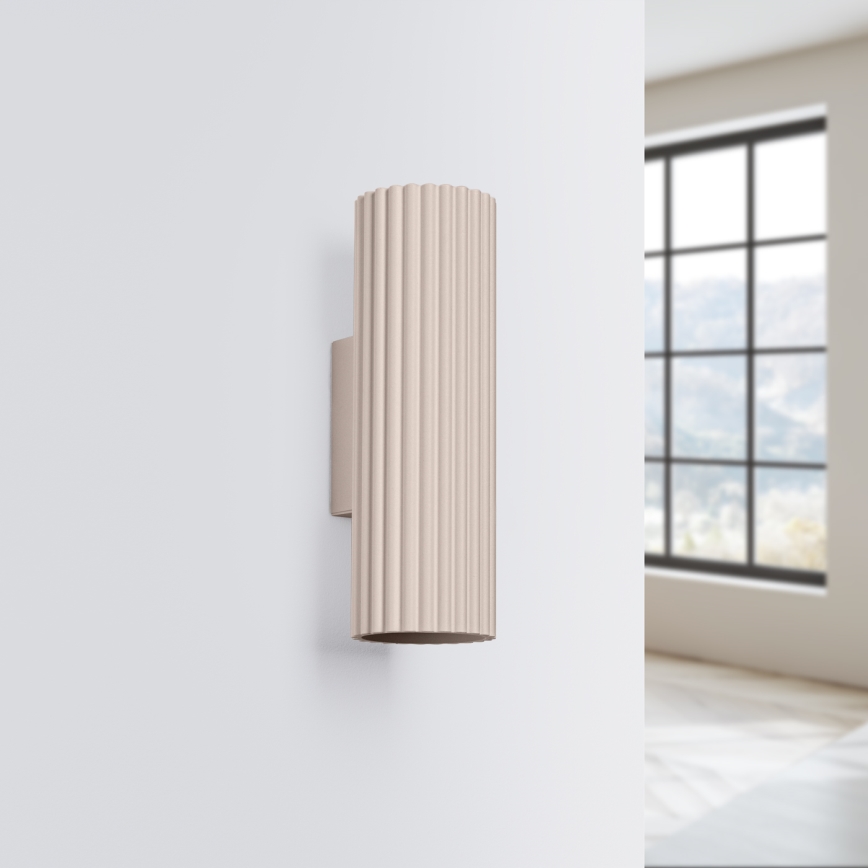 Brilagi - Aplique CRESTO 2xGU10/10W/230V 30 cm taupe