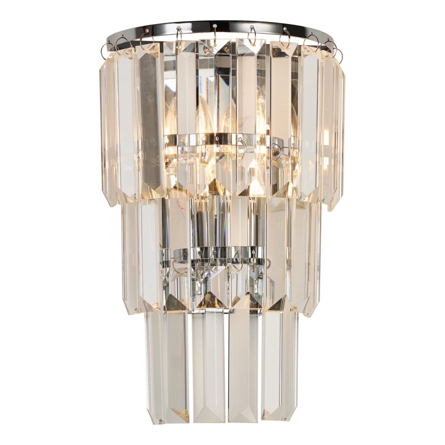Brilagi - Aplique CRYSTAL 1xE14/60W/230V cromo brillante