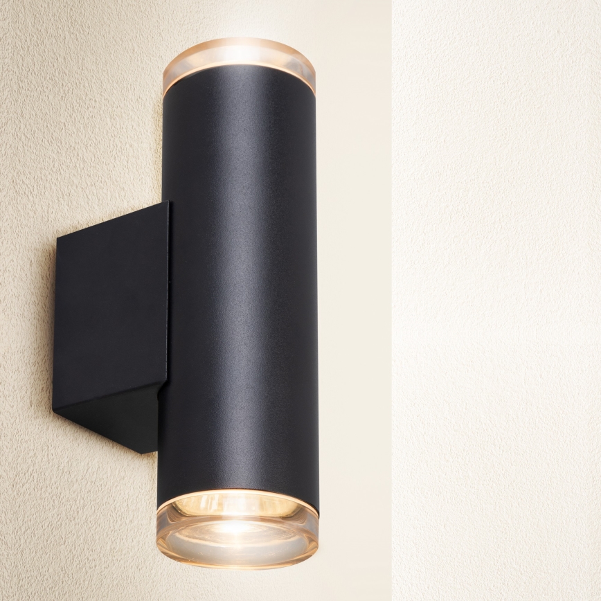 Brilagi - Aplique de baño SELE AQUA 4xGU10/30W/230V IP44 negro