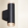 Brilagi - Aplique de baño SELE AQUA 4xGU10/30W/230V IP44 negro