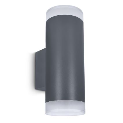Brilagi - Aplique de exterior MATERA 2xGU10/30W/230V antracita IP54