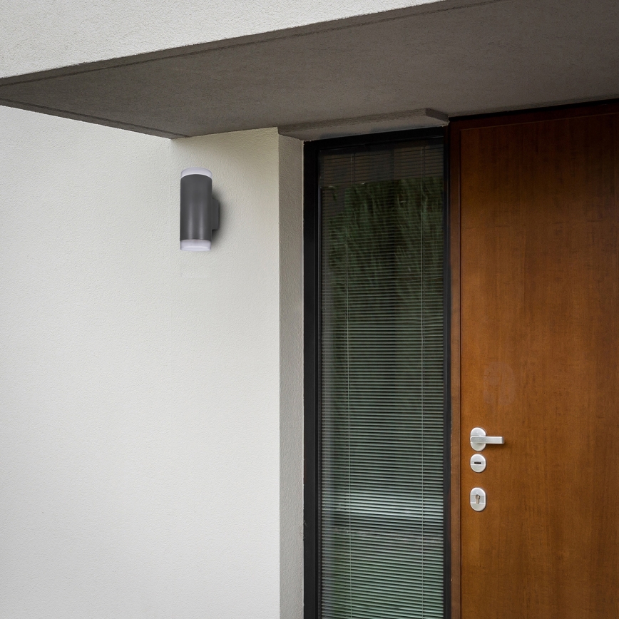 Brilagi - Aplique de exterior MATERA 2xGU10/30W/230V antracita IP54