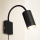 Brilagi - Aplique flexible SELE 1xGU10/30W/230V negro/dorado