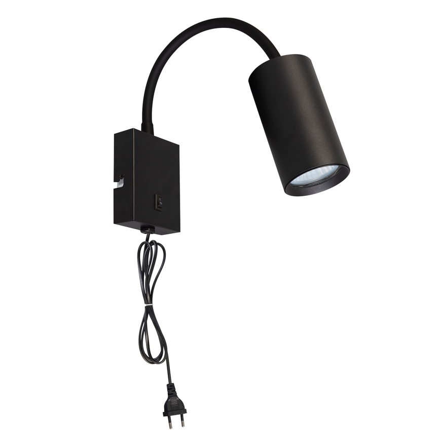 Brilagi - Aplique flexible SELE 1xGU10/30W/230V negro