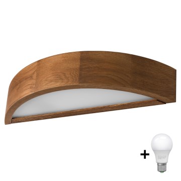 Brilagi - Aplique LED CARVALHO 1xE27/60W/230V roble cereza