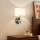 Brilagi - Aplique LED DAYA 1xE14/40W/230V + LED/3W blanco/cromo mate