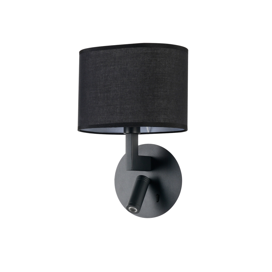 Brilagi - Aplique LED DAYA 1xE14/40W/230V + LED/3W negro