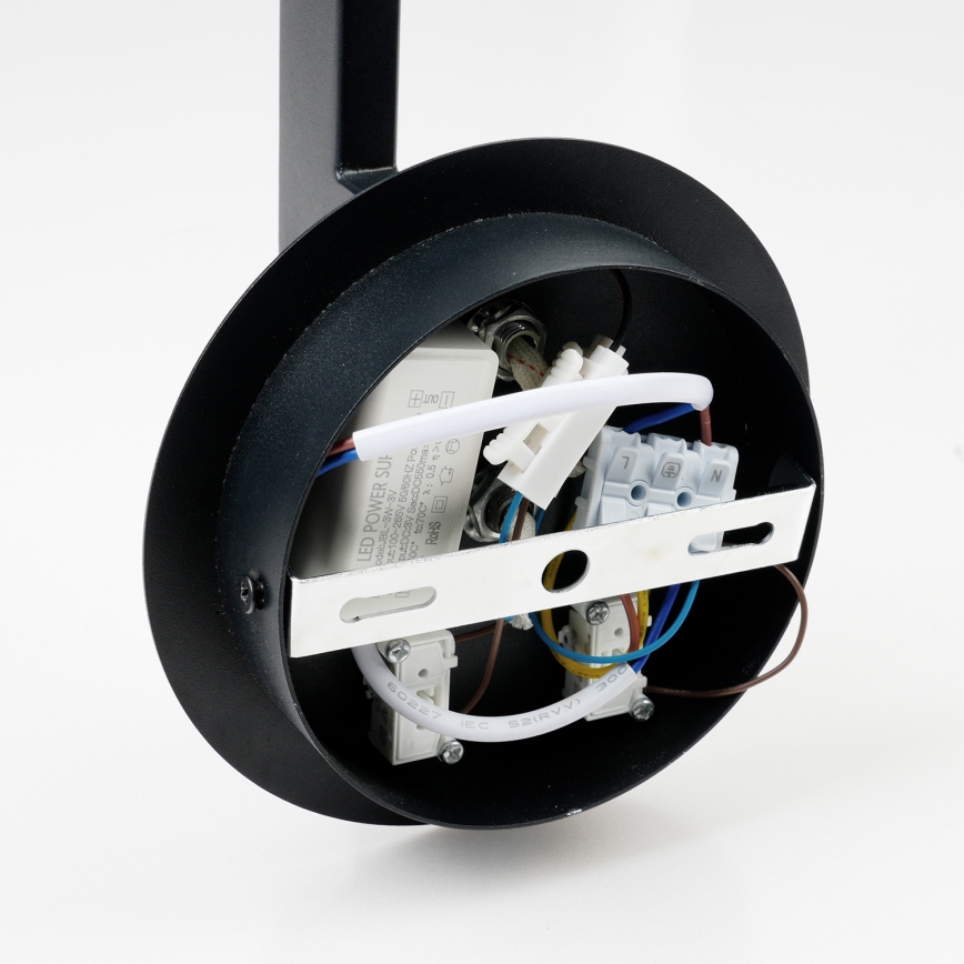 Brilagi - Aplique LED DAYA 1xE14/40W/230V + LED/3W negro