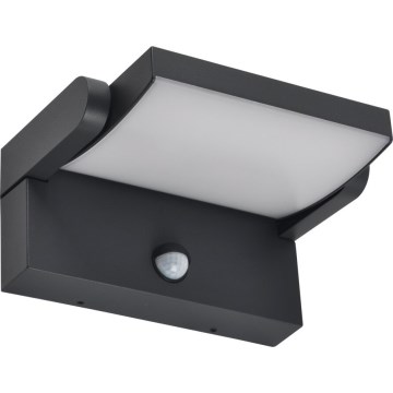 Brilagi - Aplique LED de exterior con sensor ANKLE LED/18W/230V 3000K IP65 antracita
