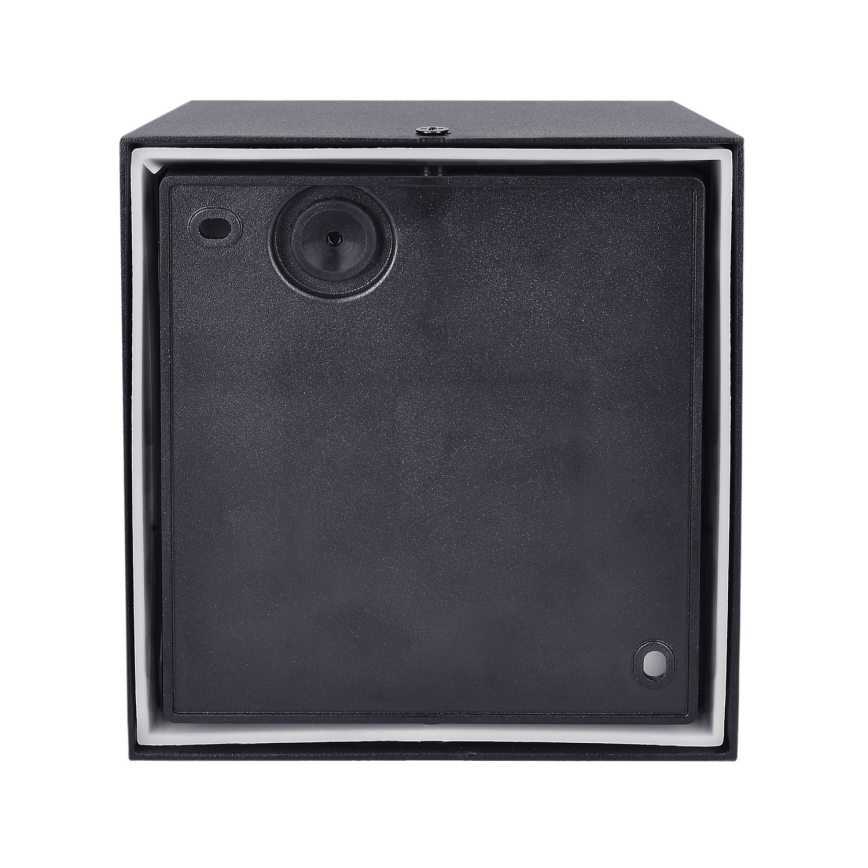 Brilagi - Aplique LED de exterior con sensor TERNI LED/12W/230V negro IP44