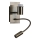 Brilagi - Aplique LED flexible NUBILA 1xE27/25W/230V + LED/3W latón