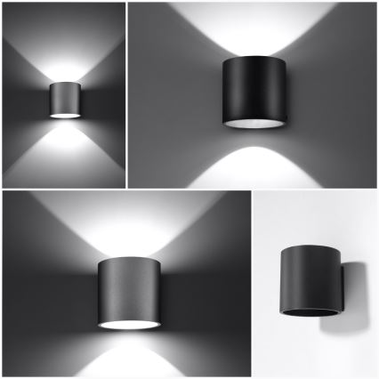 Brilagi -  Foco LED de pared FRIDA 1xG9/4W/230V negro