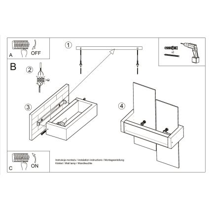 Brilagi -  Aplique LED HERA 1xE27/7,5W/230V blanco