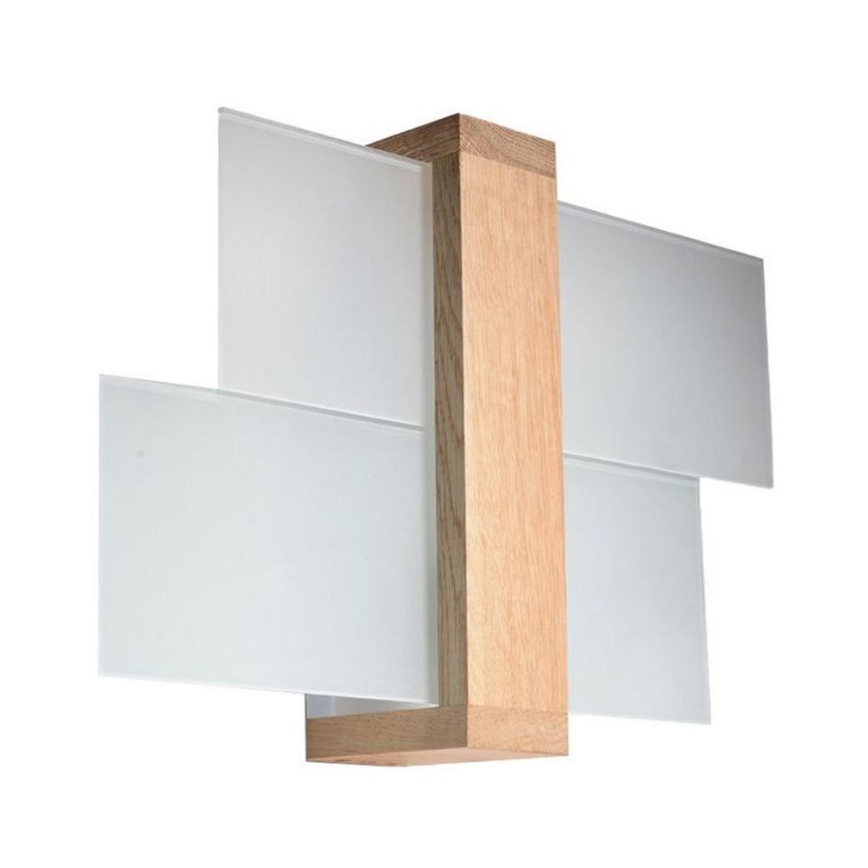 Brilagi -  Aplique LED HERA 1xE27/7,5W/230V madera